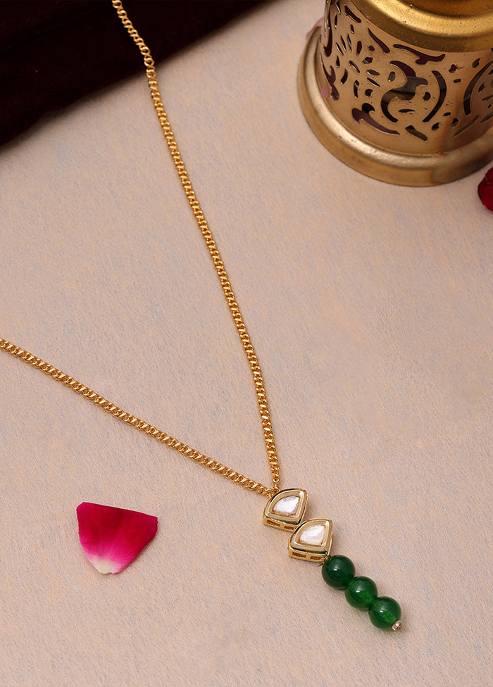 Green Brass Necklace