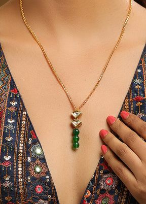 Green Brass Necklace