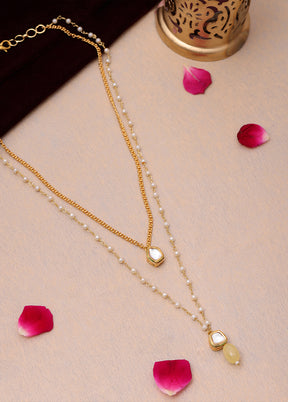 Yellow Brass Necklace