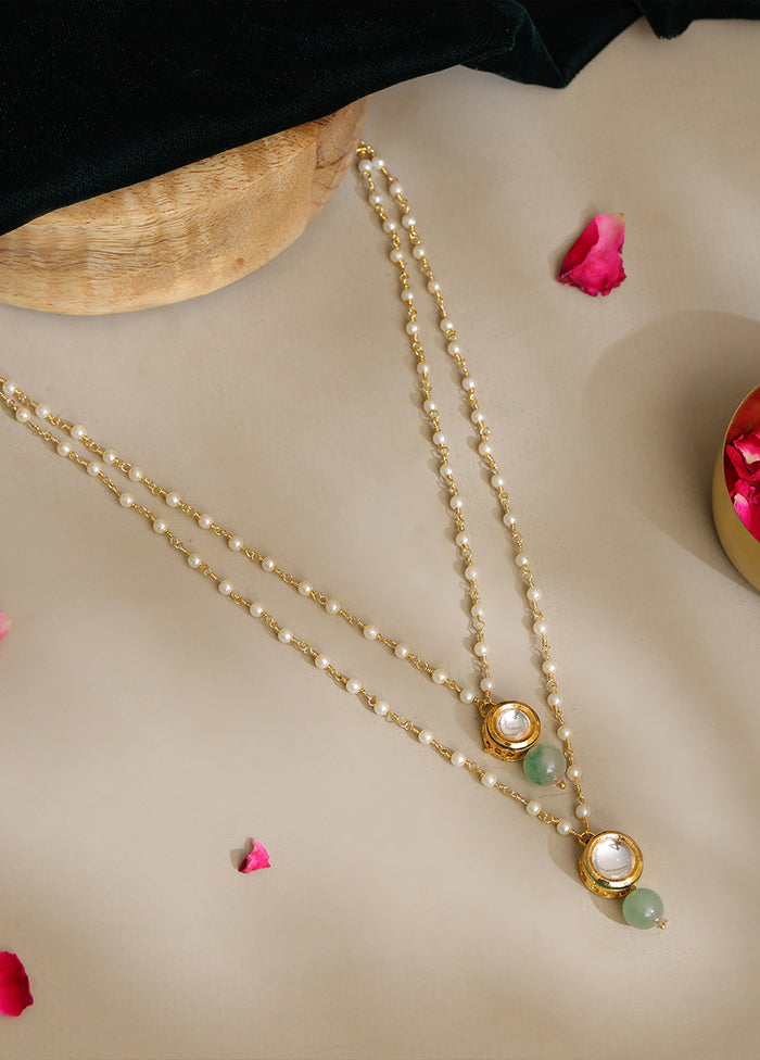 Green Brass Necklace