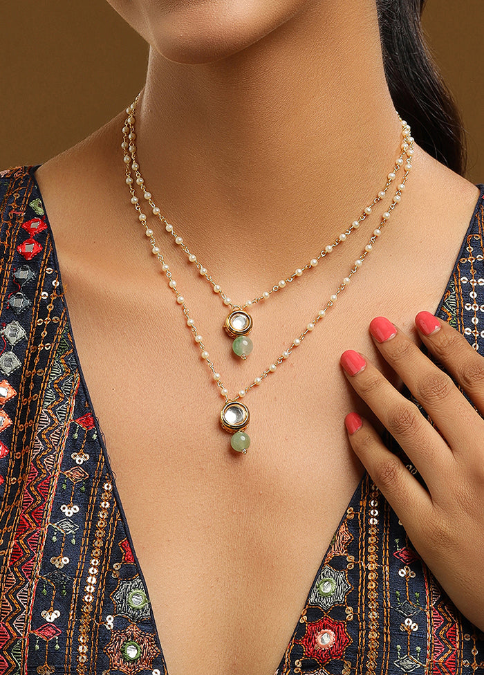 Green Brass Necklace