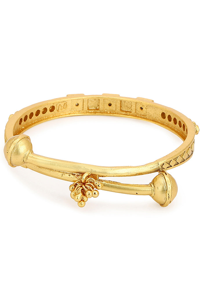 Brass And Stone Studded Bangle - Indian Silk House Agencies