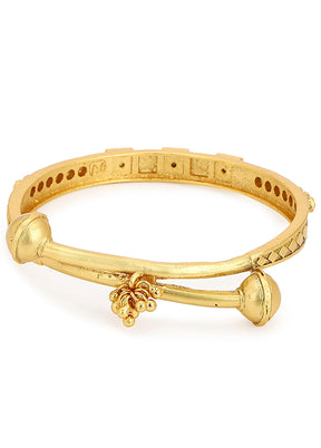 Brass And Stone Studded Bangle - Indian Silk House Agencies