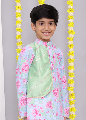 Cream cotton Kurta & Pajama Set