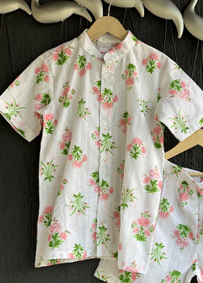 Cream cotton Cord set