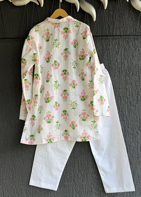 Cream Silk Kurta & Pajama Set
