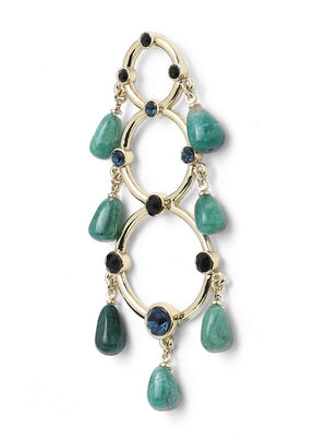 Estelle Morocco Green - Indian Silk House Agencies