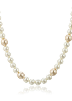 Estelle One Line Pearl Necklace - Indian Silk House Agencies