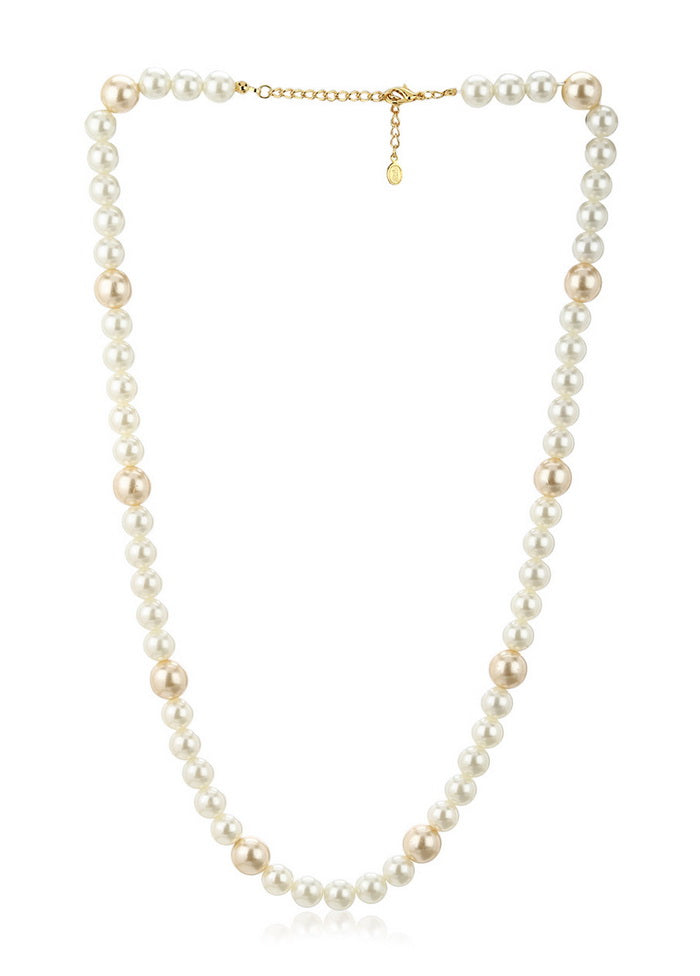 Estelle One Line Pearl Necklace - Indian Silk House Agencies