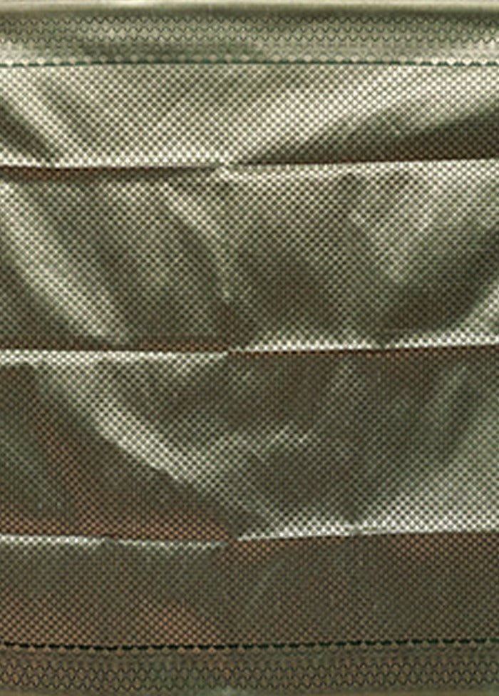 Green Dupion Silk Saree With Blouse Piece