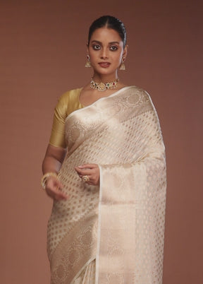 Multicolor Georgette Saree With Blouse Piece