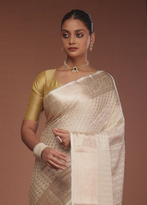 Multicolor Georgette Saree With Blouse Piece