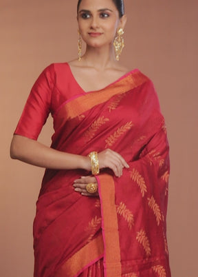Multicolor Matka Silk Saree With Blouse Piece