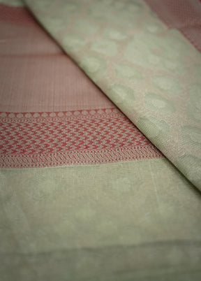 Multicolor Kora Silk Saree With Blouse Piece - Indian Silk House Agencies