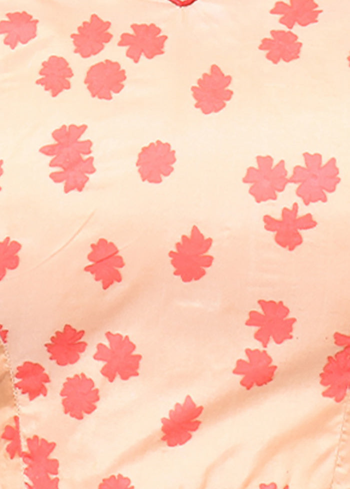 Light Yellow Silk Designer Blouse - Indian Silk House Agencies