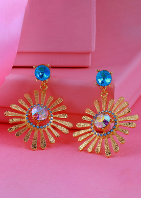 Estelle FASHION BLUE OVAL Hoops - Indian Silk House Agencies