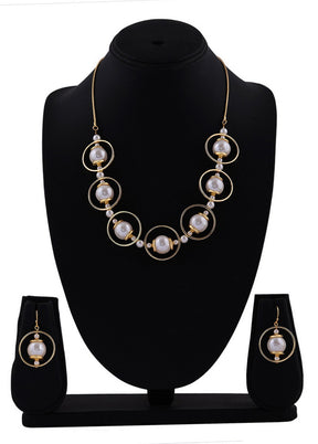 Estelle Estele Pearl Jewellery Set For Women - Indian Silk House Agencies